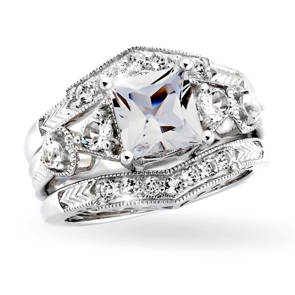 2 1/2 Carat Royal Wedding Set size 6